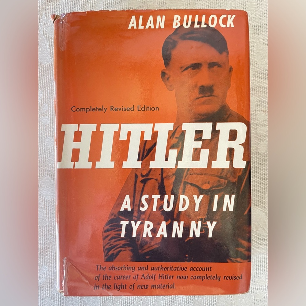 book Hitler A Study in Tyranny by Alan Bullock 1962 HCDJ